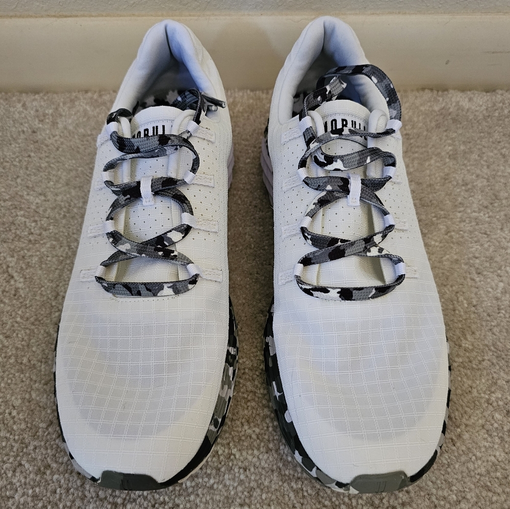 NoBull Women's White and Black Camo Ripstop Runner